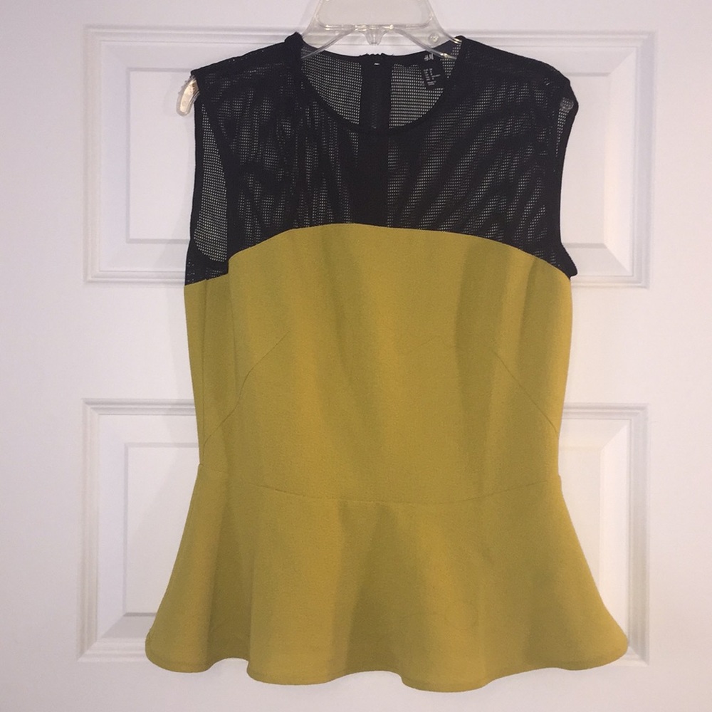 h&m peplum top! Never been worn!